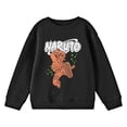 thumbnail image 4 of Naruto Single Color Leaping Naruto Crew Neck Long Sleeve Youth Black Sweatshirt-Medium, 4 of 5