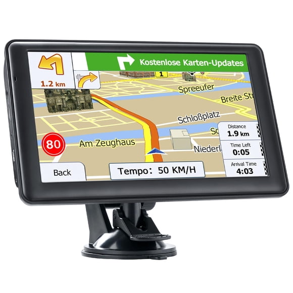 Navegador GPS OHREX 2026 para coche, camión y autocaravana con mapas de por vida