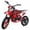 Red, variant on Pimsoran 49cc Kids Dirt Bike, 4-Stroke Gas Powered Mini Motorcycle for Children, 10" Off-Road Tires, Front & Rear Disc Brakes, Shock Absorbers, Max Speed 22 MPH - Red