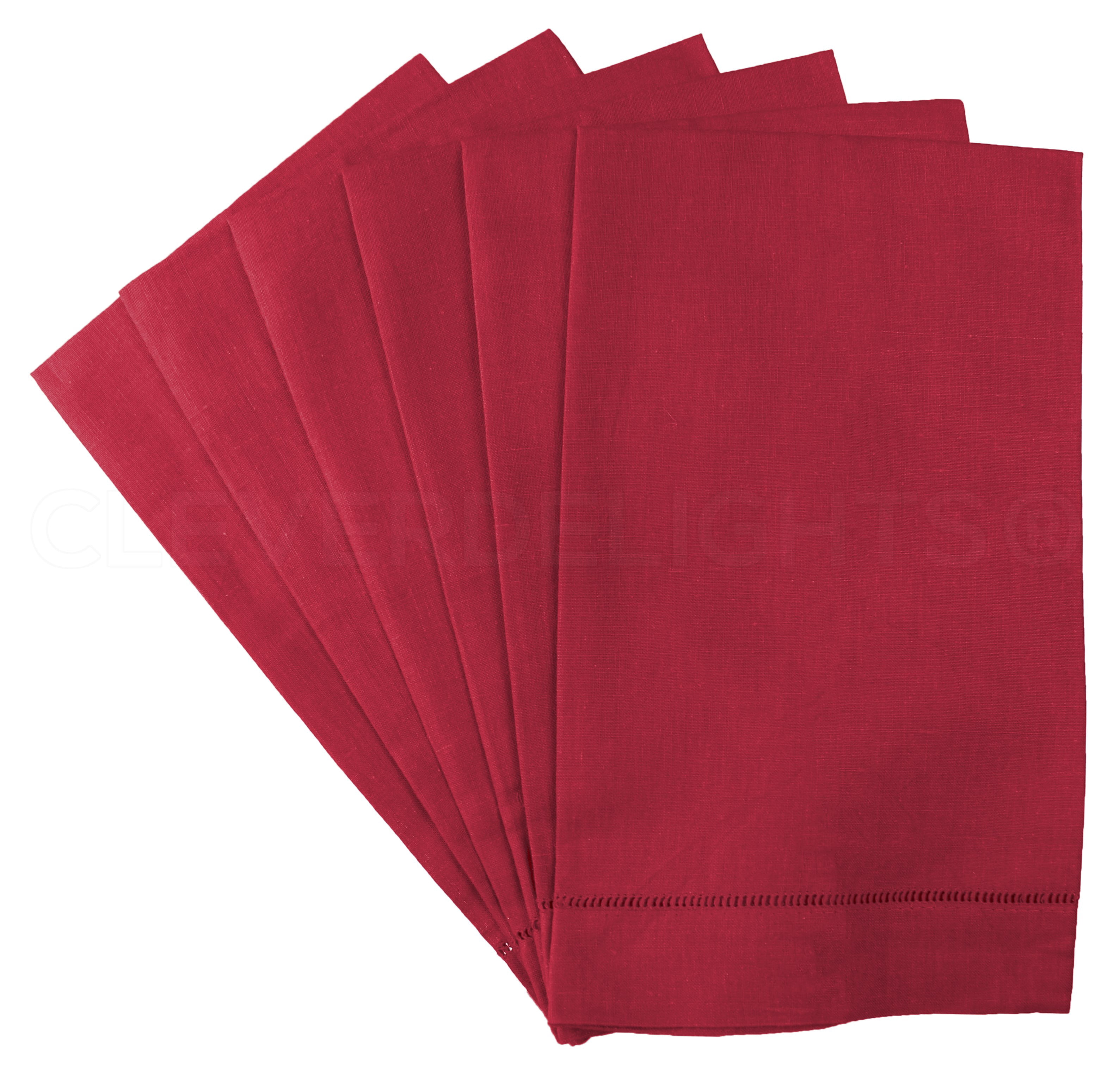商店 Cleverdelights White Hemstitch Dinner Napkins 12 Pack 55 45 Linen Cotton Blend Smartpipe Com Br