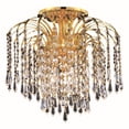 thumbnail image 1 of Elegant Lighting Falls 16" 4 Light Elements Crystal Flush Mount, 1 of 1