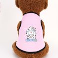 thumbnail image 1 of Alician Pet Sunscreen Vest Cartoon Comfortable Breathable Good Elasticity Printing Pattern Dog Cat Clothes, 1 of 9