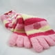 thumbnail image 3 of Lote de 3 pares de calcetines suaves a rayas con punta afelpada para mujer, chanclas, tallas 9-11, 3 of 4