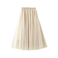 thumbnail image 3 of Long Tulle Skirts for Women Elastic High Waist A Line Midi Skirt Flowy Ruffled Tiered Skirt Tutu Skirts, 3 of 3