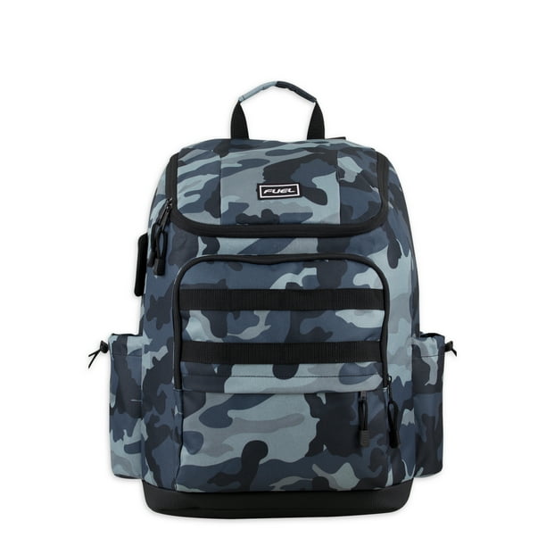 Fuel Unisex Outdoor Cargo Top Loading Backpack, Midnight Camouflage ...