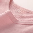 thumbnail image 5 of Hessimy Girls Short Sleeve T Shirts Loose Fit Curve Hem Tunic Tops(Pink,120), 5 of 9
