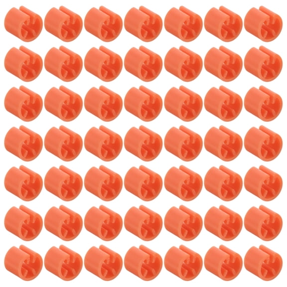 ELAYARD Orange Plastic Round Hanger Identification Tags 150 Pieces