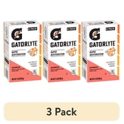 (3 pack) Gatorade Gatorlyte Electrolyte Beverage Powder Mix, Watermelon Flavor, 0.52 oz, 6 pack