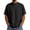 Black, variant on Big & Tall Men's Short Sleeve Boxy T-Shirts Crew Neck Diamond Grid Seam Pattern Summer Fashion Classic Tops for Father Gift