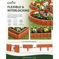 thumbnail image 6 of Imitation Stone Garden Fence, Stone-Look Lawn Edging Border for Flower Beds, Plastic Garden Retaining Edging Fence, Flexible Interlocking Landscape Edging, No Dig Decorative Lawn Border, 6 of 9