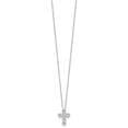 thumbnail image 2 of Diamond2Deal Collier en Argent Sterling 925 Rhodié avec Croix CZ, ext. 2 Po, pour Femmes, 18 Pouces, 2 of 6