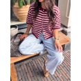 thumbnail image 5 of Women's Short Sleeve Knit Cardigan Top, Round Neck Button Front Sweater Shirt, Casual Cropped Layering Blouse for Streetwear, Office and Daily Wear, 5 of 17