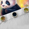 thumbnail image 4 of Castle Fairy Panda Black Out Curtains,Flowers Butterfly Curtains Pack of 2 (42x63 Each), 4 of 6