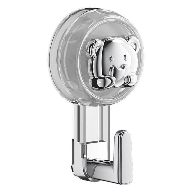 Hearth & Gear Suction Cup Hooks Powerful Vacuum Shower Hooks Removable & Reusable Suction Shower Towel Hook For Bathroom Kitchen Towel Robe Bags Coat Steel Hooks Barbell Holder for Power Rack Coat
