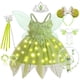 thumbnail image 3 of Vestido de hada para niñas, disfraz de Campanilla, disfraz de elfo para niñas pequeñas, ropa de princesa, ropa de Halloween, Navidad, fiesta de cumpleaños, trajes para niños, 3 of 5