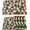 Christmas Trees, variant on Cherry Summer Placemats Set of 6 Rectangle Table Mats Washable Heat-Resistant Place Mat for Kitchen Dining Table Decor Indoor Outdoor
