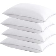 Casa Platino Bed Pillows Standard Size Down Alternative Soft Sleeping Pillows - Set of 4 - 20"x26"
