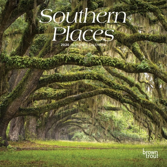 BrownTrout, 2020 Southern Places Mini Wall Calendar