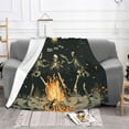 thumbnail image 3 of Halloween Throw Blankets Super Soft Blanket Halloween Bat Pumpkin Cozy Blanket for Bedroom and Living Room 50"X40", 3 of 6