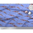 thumbnail image 3 of Soimoi Rayon Crepe Fabric Colorful Bird Print Sewing Fabric Yard 46 Inch Wide, 3 of 3