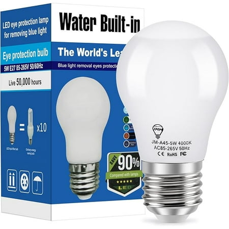 

Frideko 1 Pack A45 LED Light Bulbs 100 Watt Equivalent LED Bulb 4000K Warm White 600LM E26 Base Non-Dimmable Fall resistance Bright LED Bulbs for Wall Sconce Pendant Light Table Lamp