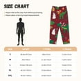 thumbnail image 4 of Picia Dinosaur Christmas Happy New Year Womens Soft Woven Cotton Elastic Waistband Sleep Pajama Pant Lounge Sleep Pant With Pockets And Drawstring-X-Large, 4 of 9