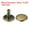 Bronze Tone, variant on 100 Sets Leather Rivets 8mm Double Cap Rivets 12mm Height Studs Silver Tone