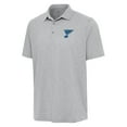thumbnail image 2 of Men's Antigua Heather Gray St. Louis Blues Par 3 Polo, 2 of 3