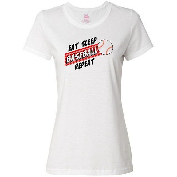 Inktastic Eat, Sleep, Baseball, Repeat Women's T-Shirt