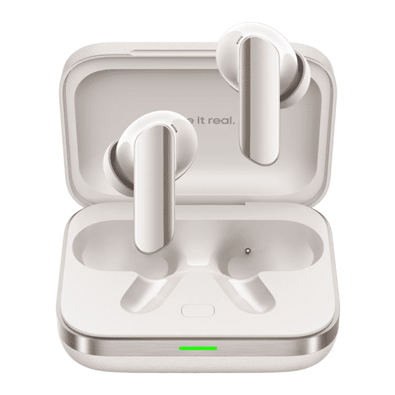 Audifonos Inalambricos Realme Buds Air 7 Pro TWS Bluetooth 5.4, 48H Batería IP55 Beige