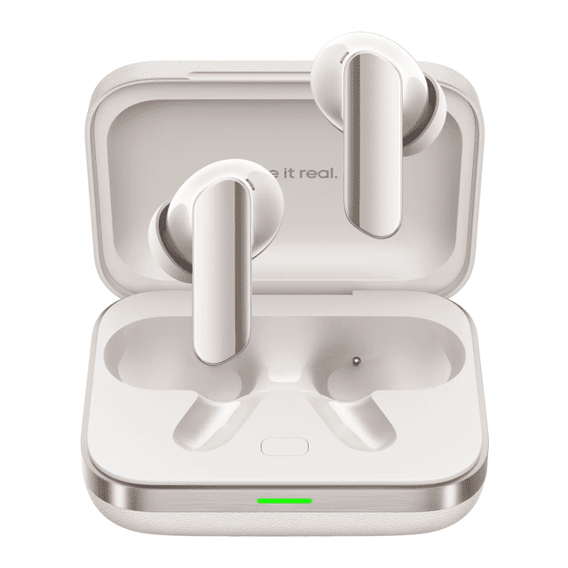 Audifonos Inalambricos Realme Buds Air 7 Pro TWS Bluetooth 5.4, 48H Batería IP55 Beige