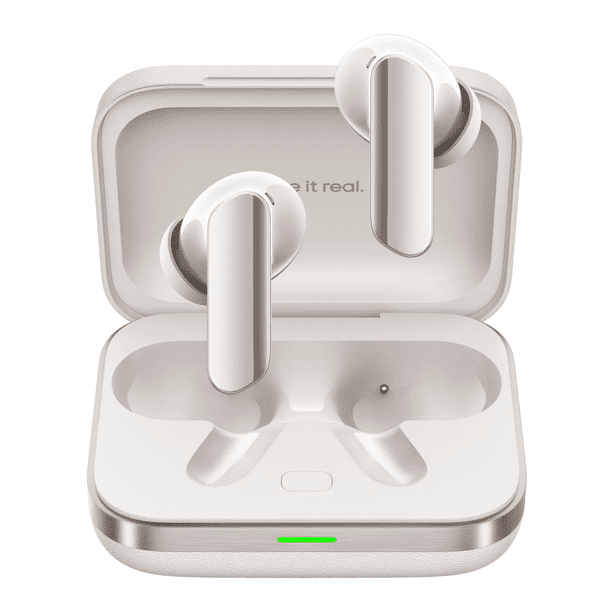 Audifonos Inalambricos Realme Buds Air 7 Pro TWS Bluetooth 5.4, 48H Batería IP55 Beige
