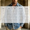thumbnail image 3 of Yaoyar Mens Hawaiian Floral Long Sleeve Shirt Tropical Button Down Printed Aloha Shirts Wedding Beach Vacation with Pocket, 3 of 5