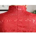 thumbnail image 7 of DEEPCRAFF 1 Piece Chinese Dress for Women Cheongsam Red Cotton High Waistline Design, 7 of 7