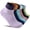 Multicolor, variant on 6 Pairs Merino Wool Ankle Hiking Running Socks Compression Thick Cushion Breathable No Show Socks for Men Women