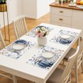 thumbnail image 6 of Placemats Set of 8 - 13x19 Inch, Thanksgiving Non-Slip Washable Place Mats for Dining Table, Fall Pumpkin Eucalyptus Leaves Flowers Polyester & Linen Blend Table Mats for Kitchen Party Holiday, 6 of 9