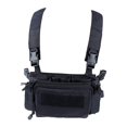 thumbnail image 1 of Chaleco táctico para hombre Police Chest  Plate Carrier Hunting Negro Zulema Chaleco para juegos al aire libre, 1 of 8