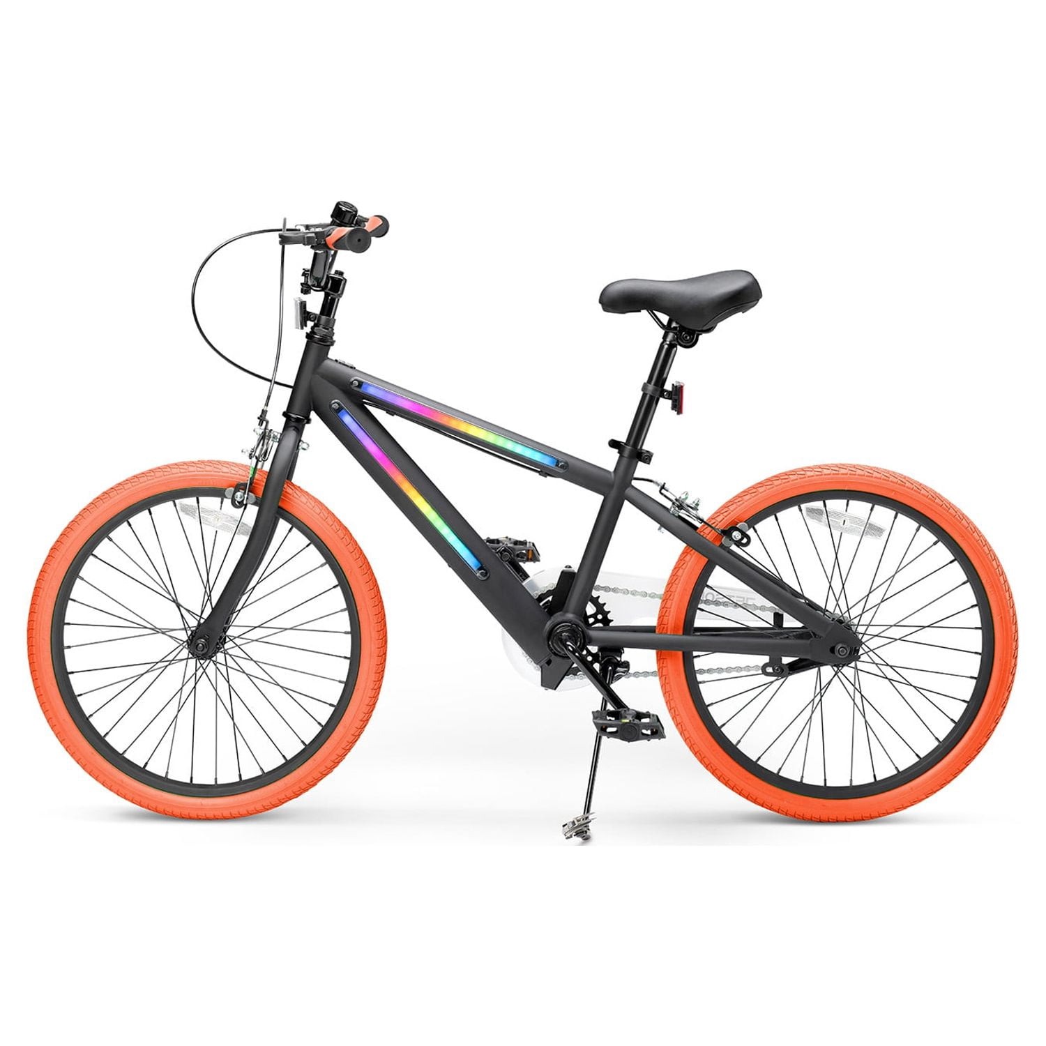 Jetson Light Rider X 20” Wheels Kids’ Light-up Unisex Bike, Ages 5 – 9, Includes Light-Up Frame, Three Different Light Modes, Easily Adjustable Handlebar and Seat height, Handbrake