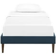 thumbnail image 5 of Modway Tessie Twin Fabric Bed Frame with Squared Tapered Legs in Azure, 5 of 5
