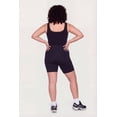 thumbnail image 3 of Women's Plus Size High Waisted Double Cell Phone Pocket Biker Shorts, 3 of 3