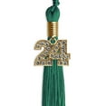 thumbnail image 5 of Endea Graduation Emerald Green Graduation Tassel with Gold Date Drop, 5 of 11