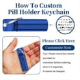 thumbnail image 3 of Small Portable Pill Box Keychain - Pill Container for Outdoor Travel Enthusiasts, 3 of 6