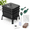 Black-3-Tray, variant on Green 3-Tray Worm Composting Bin Starter Kit for Indoor Outdoor Food Waste Recycling