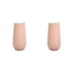 thumbnail image 4 of Wosthever Copas de cóctel de doble capa, estructura firme sin costuras, flauta de champán, copas de acero inoxidable, vaso de vino, rosa mate Rosa mate arpox.180ml 2piezas, 4 of 6