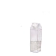 thumbnail image 3 of Milk Carton Water Bottle, 17oz Clear Acrylic Square Portable Juice Cup, Leak-Proof Reusable BPA-Free Plastic Bottle for Outdoor Travel, Gym, and School, 3 of 3