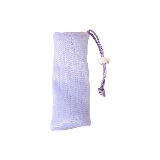 En Bolsa de Plástico de Baño de Jabón de Almacenamiento de Ducha con Red de Espuma Espesada Que Puede Colgar Red de Espuma de Almacenamiento de Jabón de Nylon Natural Y Bolsa de Espuma de Limpieza