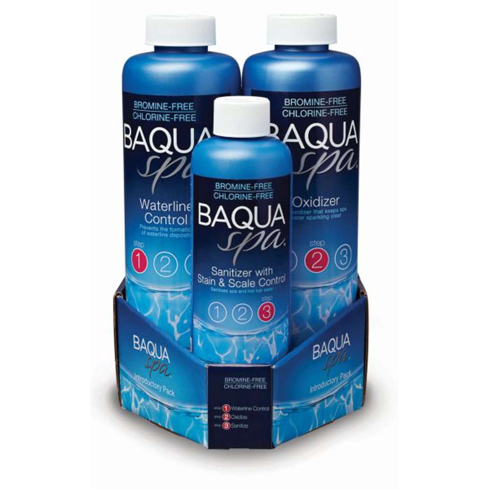 Baqua Spa Chemicals Introductory 3 Part System Pack