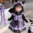 thumbnail image 4 of Kawaii Sanrio Kuromi Spring Autumn Girl Cute Cartoon Lolita Dress Birthday Party Role Play Tutu Pretty Dress Dress Gift Girl, 4 of 5