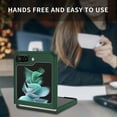 thumbnail image 4 of ELEHOLD Case for Samsung Galaxy Z Flip5 2023,Slim Lightweight Hard PC Matte Case Shockproof Anti-Scratch Durable Phone Case for Women Men for Galaxy Z Flip5,Darkgreen, 4 of 7
