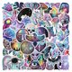 thumbnail image 1 of Set de pegatinas Clean Girl Aesthetic, 50 unidades, acuarela y vinilo, 1 of 2